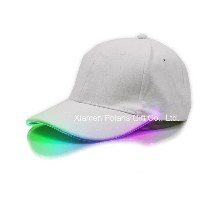 Gorra de béisbol con diseño personalizado de moda con luces LED