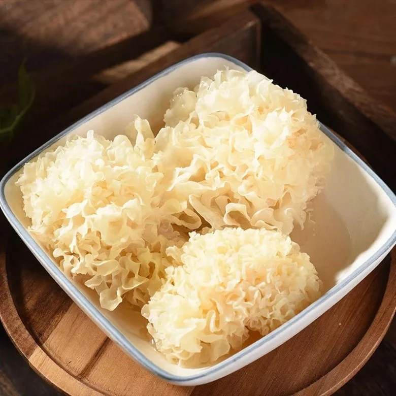 Snow Dried White Fungus Natural White Fungus Yin Er Tremella Dried Mushroom