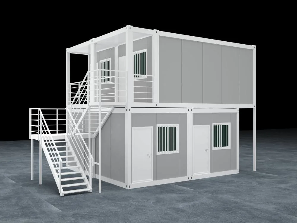 En Paquete plano contenedor casas para oficinas temporales/dormitorio