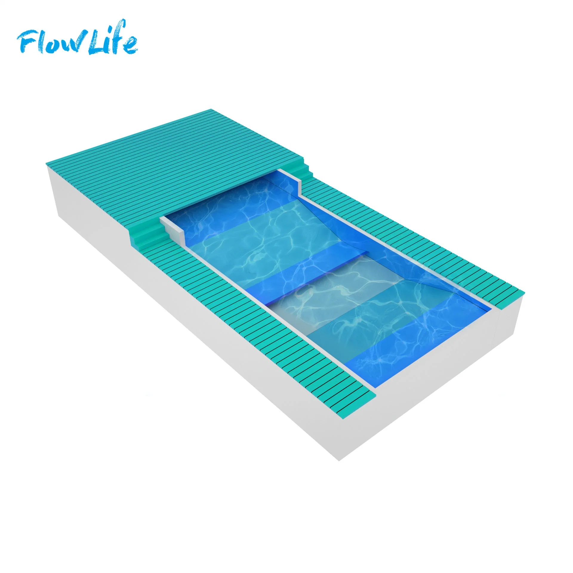 Flowlife otros equipos de juego de agua niños Zona de juegos piscinas al aire libre Equipo de juego de agua máquina de surf