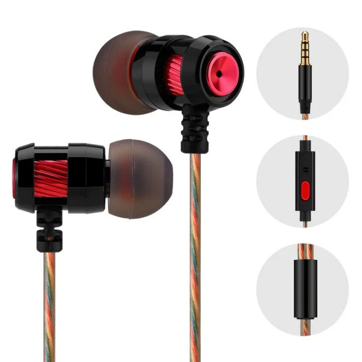 Metal Earphones Universal Mobile Phone HiFi Bass Magic Tone