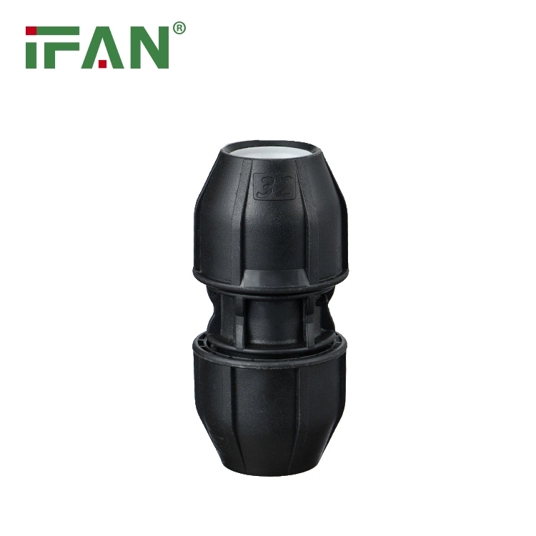 HDPE Drain Pipe Fittings Pn16 20-110mm Size Grey Color New Model New Market PP Pipe Fitting for Drip Irrigation