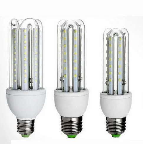 LED Energy Saving Bulb 3u 7W Tube Bulb Home White Light Indoor Lamp CFL Fluorescent