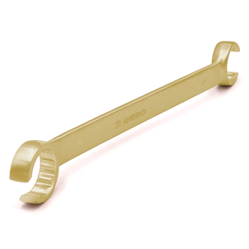 Wedo Aluminium Bronze Non-Sparking Flare Nut Open Ring Wrench