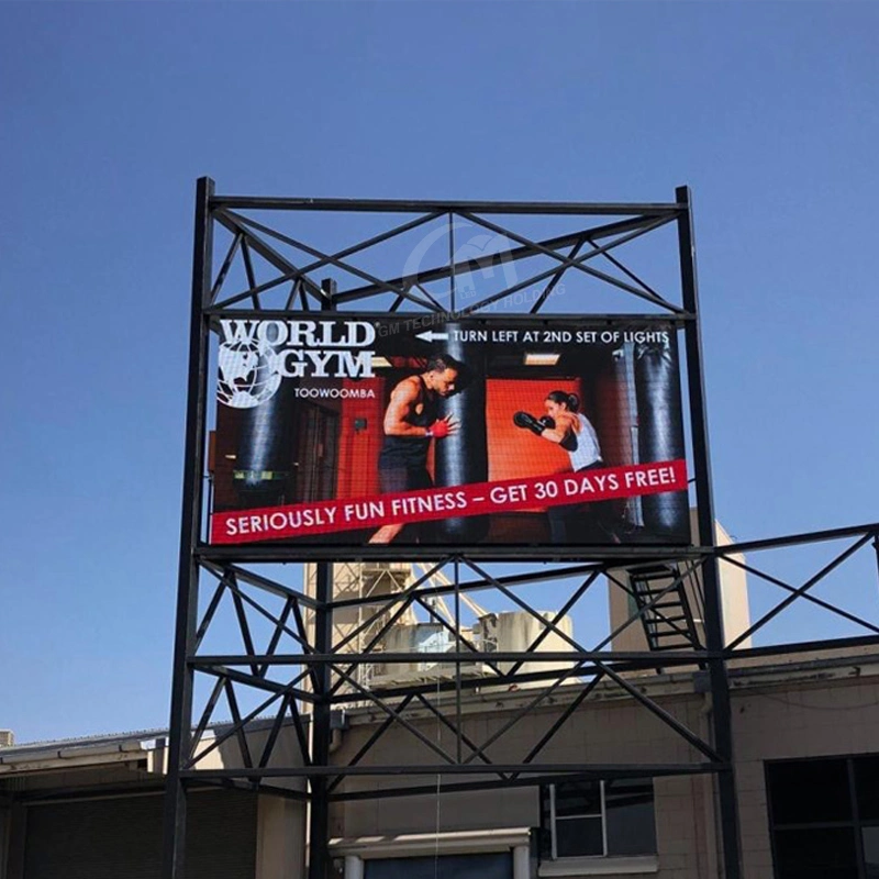 La publicidad exterior video wall, P6mm Display LED de color de la pantalla de Billboard