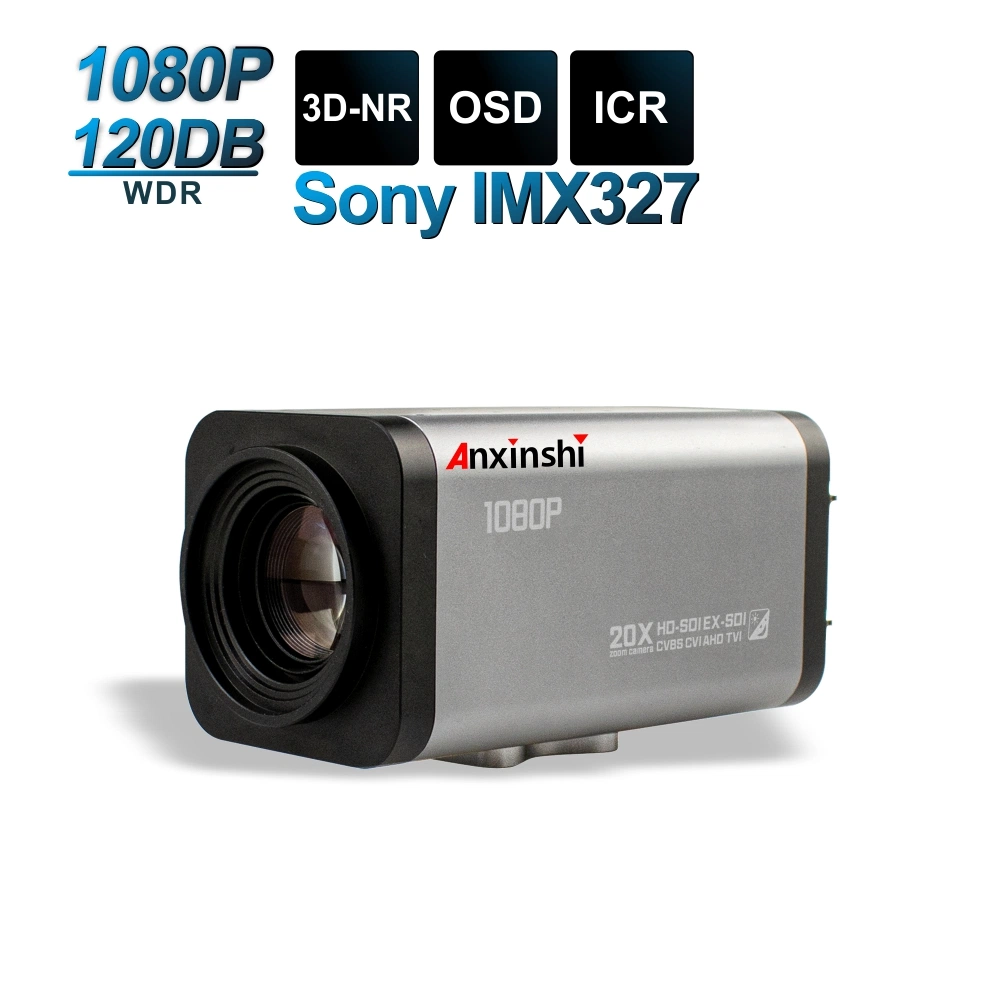 Sony IMX327 CCTV Cámara 2MP 1080P 10X Zoom Óptico de las cámaras de vigilancia profesional de la cámara de vídeo HD SDI SDI