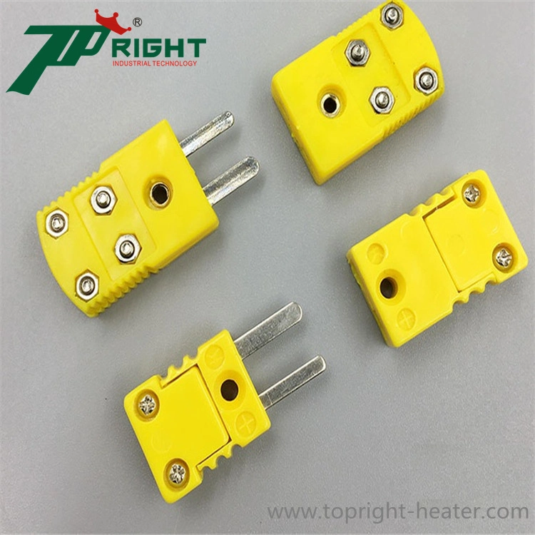 J Type High Temperature Thermocouple Connector Plug with Clamp