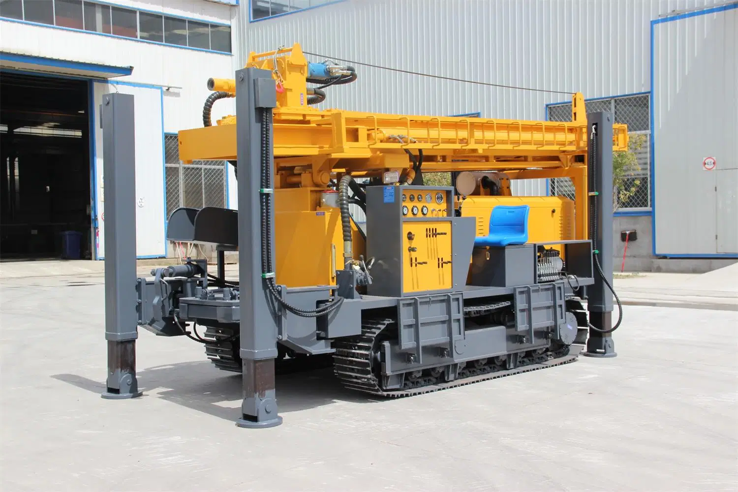 Compact Portable Hydraulic Mud Pump Drill Machine Geological Hydrological Trailer Crawler Rock Core Sample Drilling Rig