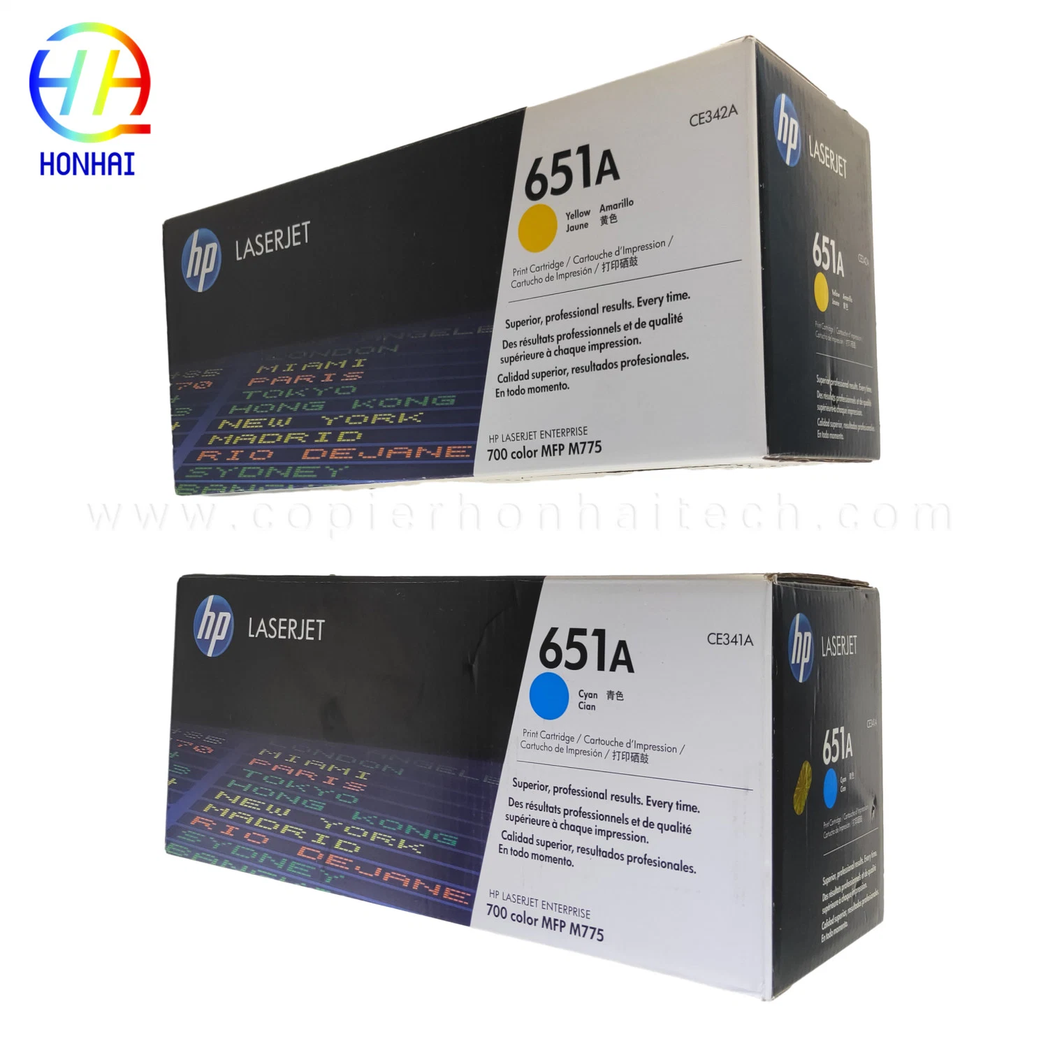 Original Toner Cartridge for HP Laserjet Enterprise 700 Color Mfp M775 Series 651A CE341A CE342AC