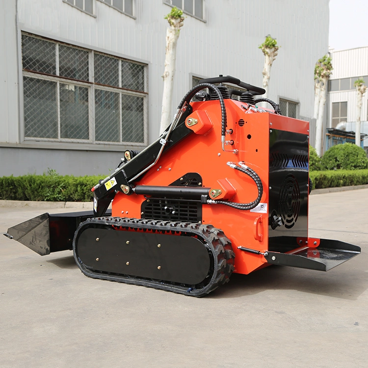 Hot Sale Official Wheel Type Skid Steer Loader with Diesel Gasoline Engine