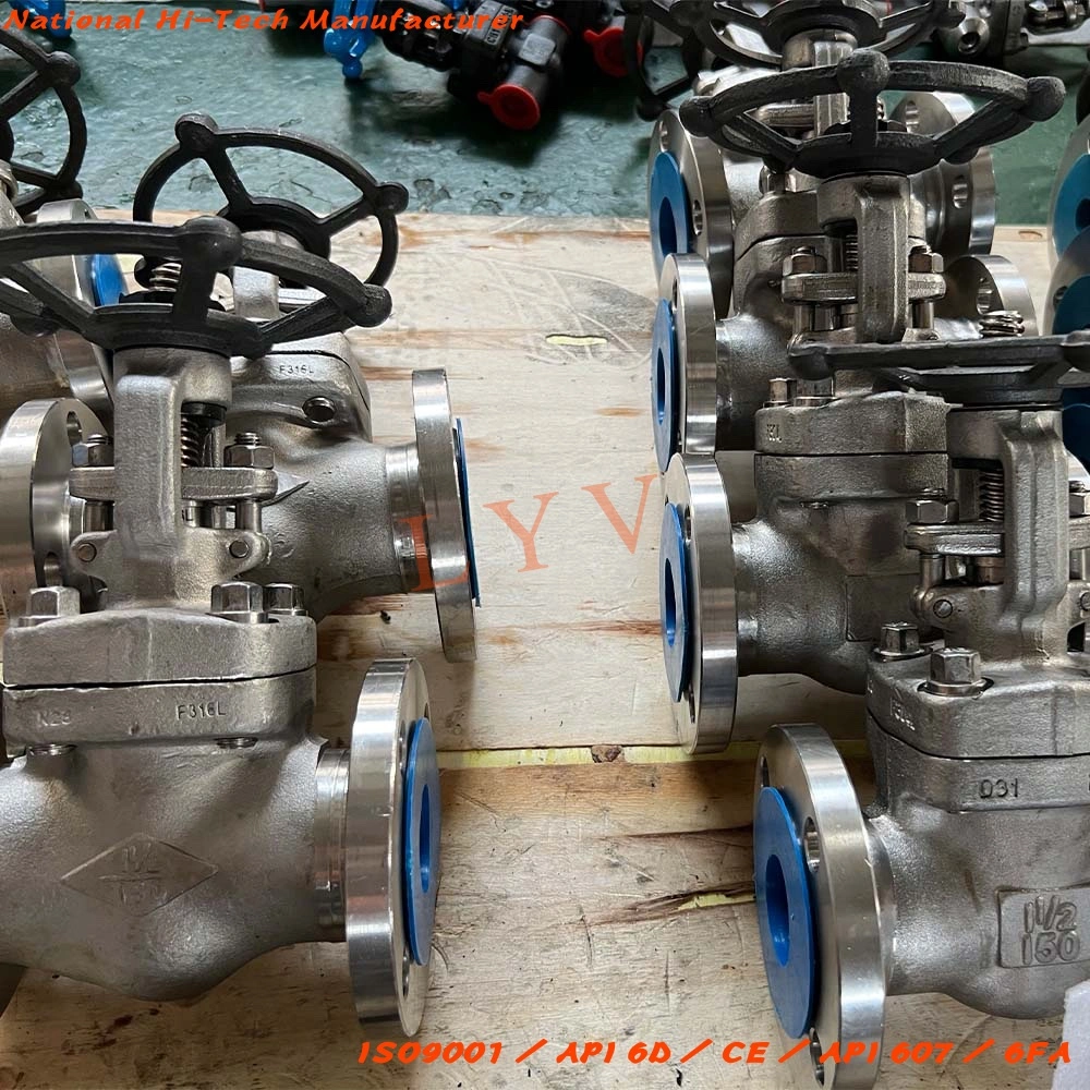 Factory Price F304 F316L F11 F22 Gate/Globe/Check Valve 800lb 1500lb A105 Forged Carbon Steel Flange Valve