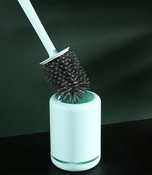 Cheveux doux laver la brosse de toilette pas d'eau fixation murale plastique nordique Brosse pour toilettes