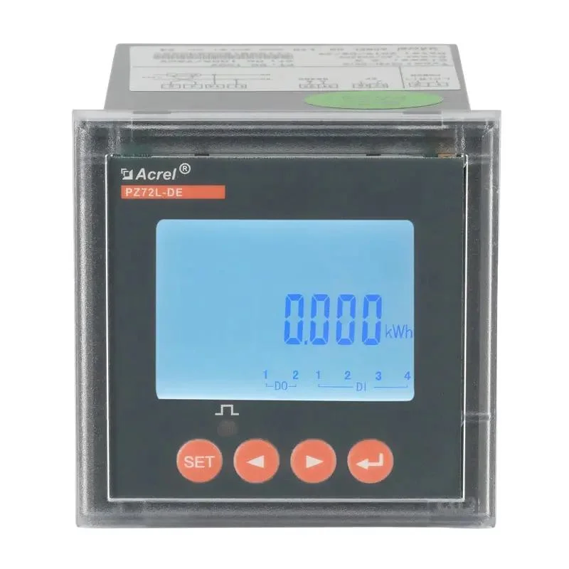 Acrel Pz72L-De DC Multi-Function Energy Meter with RS485 LCD Display