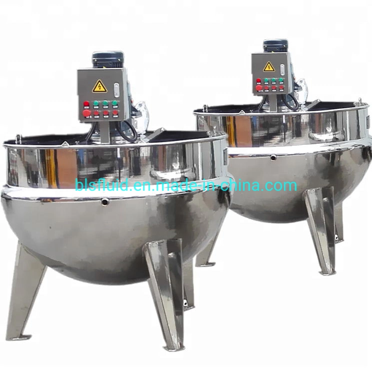 200 Liter Electric Cooking Pot with Mixer