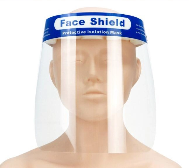 Pet Anti-Fog Full Plastic Face Mask Chemical Splash Recyclable Protective Face Shield