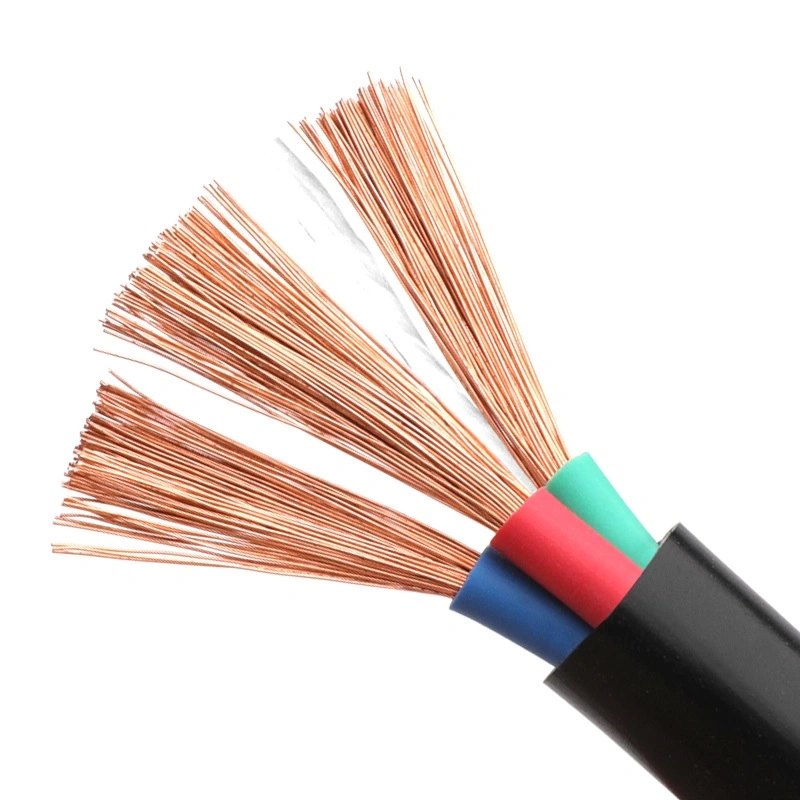 RVV Rvvp cable 1,5mm 2,5mm 4mm 6mm flexible apantallado sin revestimiento Cable eléctrico DE 24awg 16AWG mm