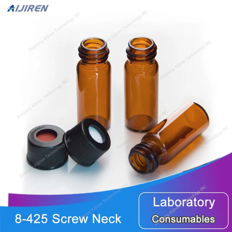 Personalización de la muestra Aijiren 8-425 de vidrio con tapa de rosca para el sistema de Metrohm viales de HPLC.