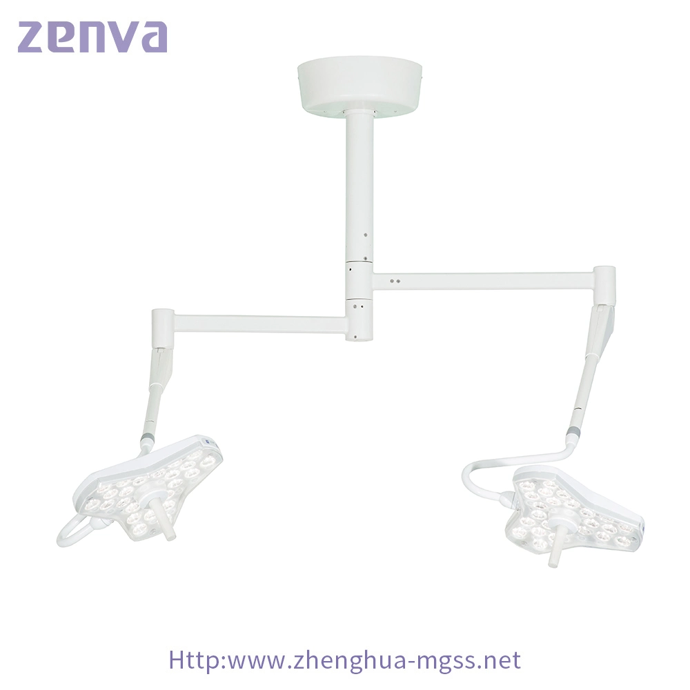 Operating Light Operating Room LED Surgical Double Arm Light with 2PCS Handle Covers