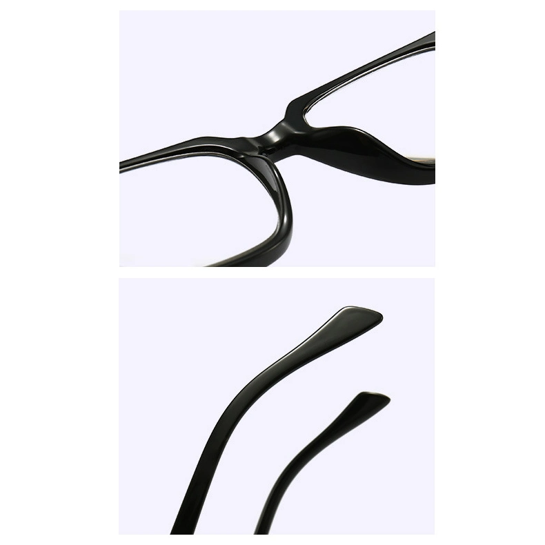 in Stock Factory Supplier Fashion Trend Classic Design Square Frame Eyeglasses Women Colorful Reading Glasses