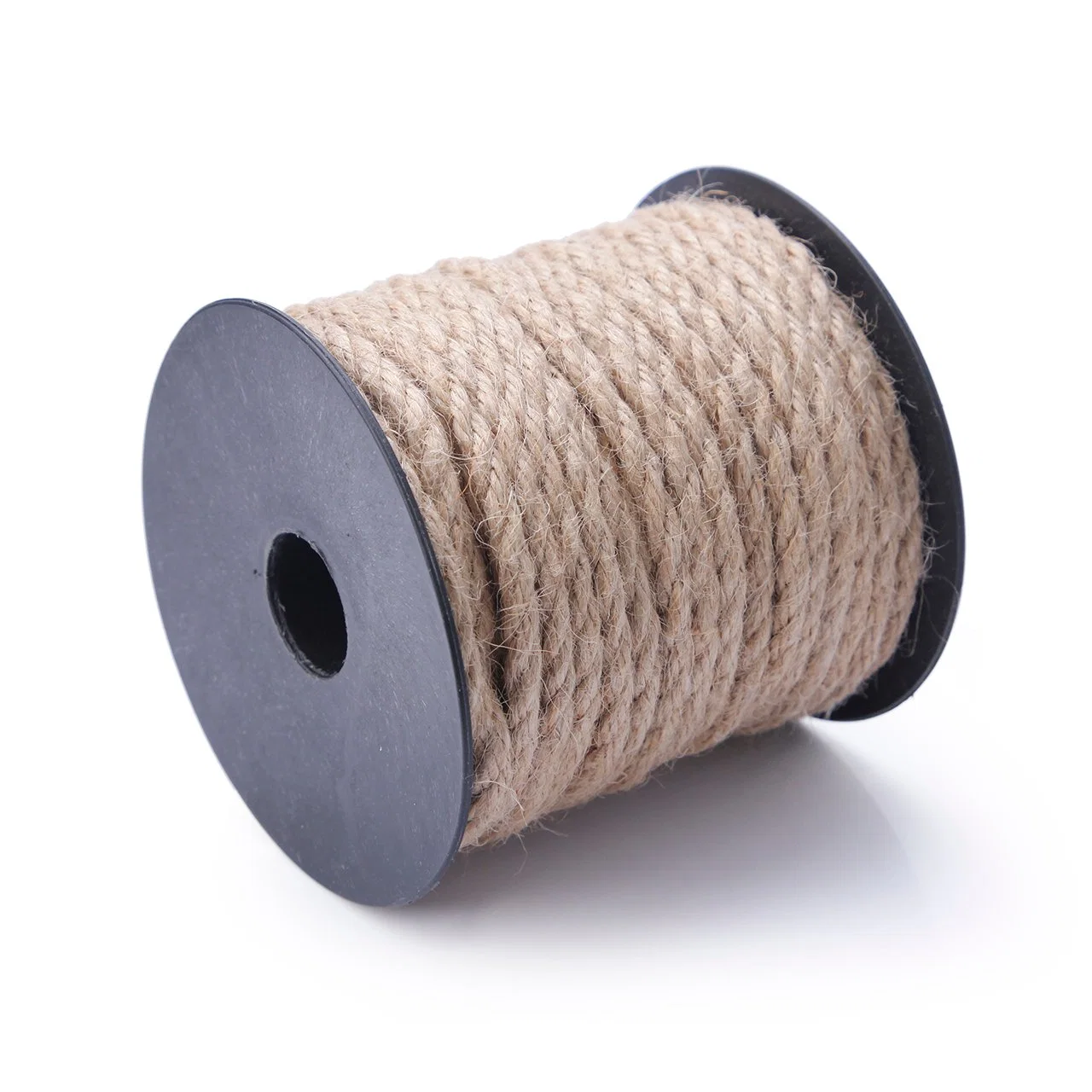 Jute Rope 5 mm, Thick Rope 3-Ply Jute Twine, 66 Feet Strong Hemp Rope Cord, Garden Rope for DIY Arts Crafts