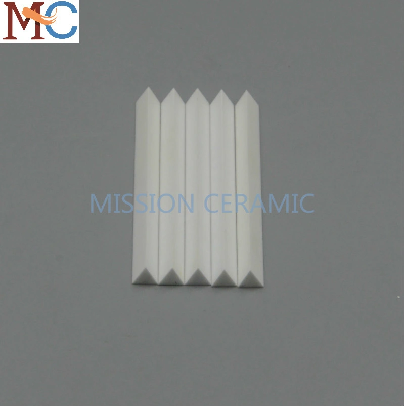 Industrial 99% Al2O3 Triangle Customized Type 95% Alumina Ceramic Rod