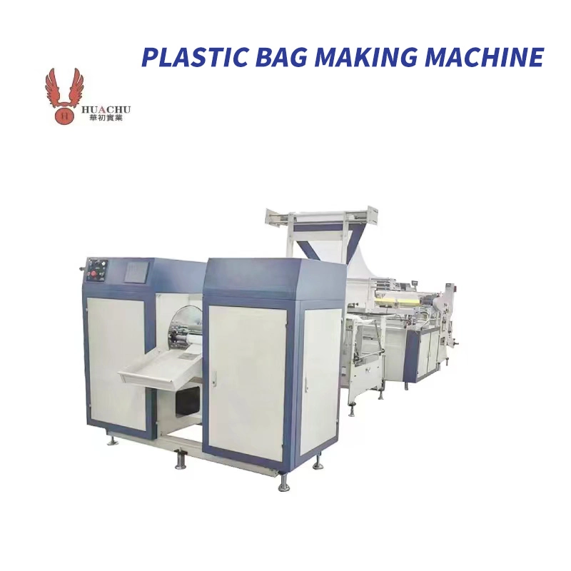 HDPE LDPE PE Nylon Chicken Biodegradable Cloth Patch Carry Poly Nylon Polythene Garbage T-Shirt Shopping Plastic Bag Making Machine Price