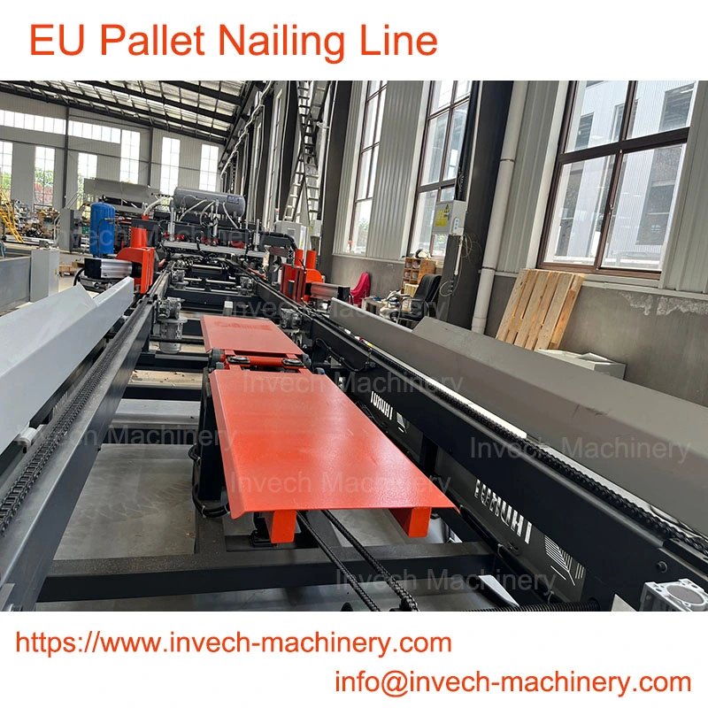 Standard EU Blocks Pallet Machine Wooden Pallet Assembly Line