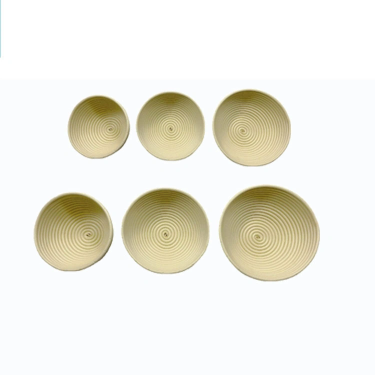 Food Grade Handmade Proofing Basket Baking Round Rattan Reed Bowl