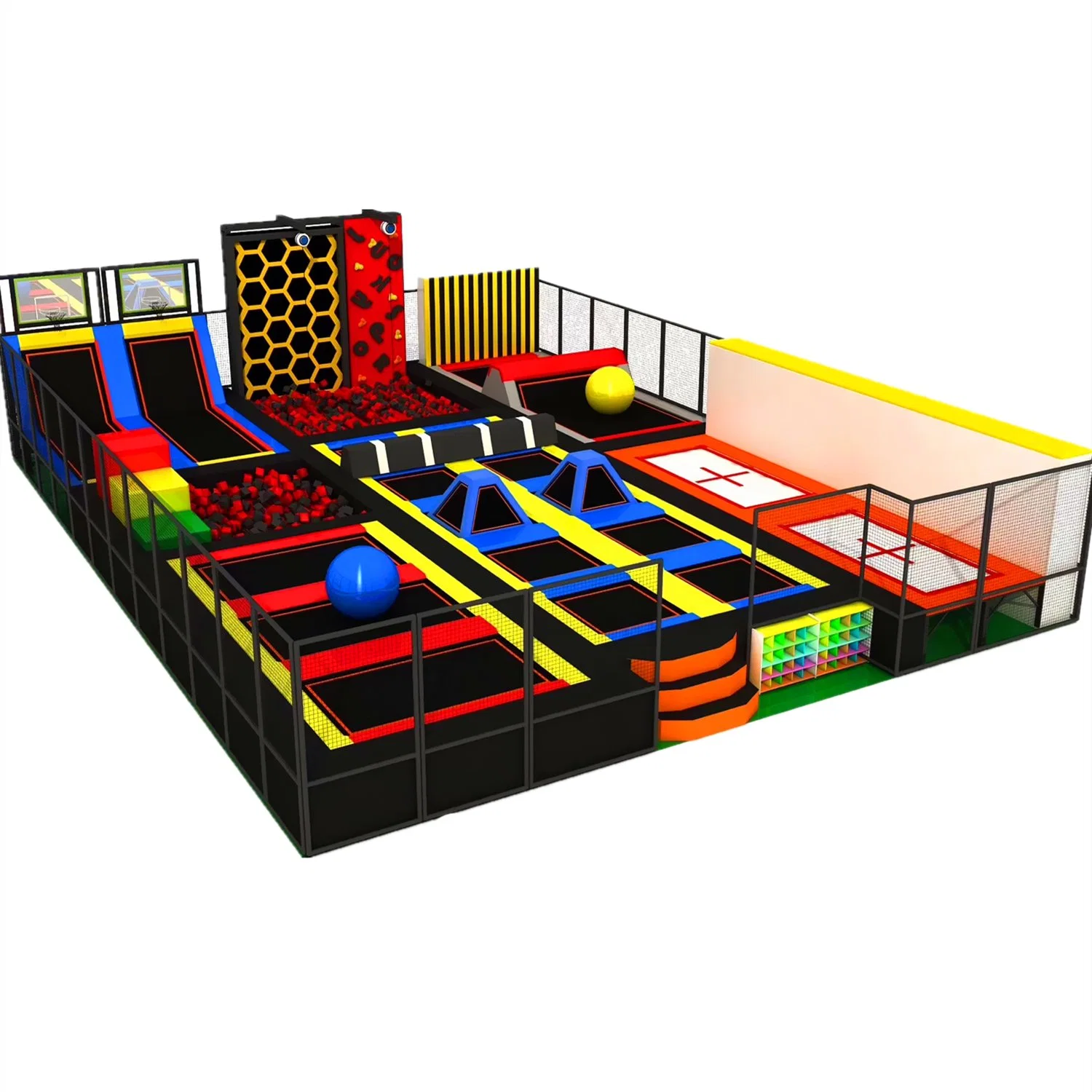 Hot New Large Indoor Soft Trampoline Park