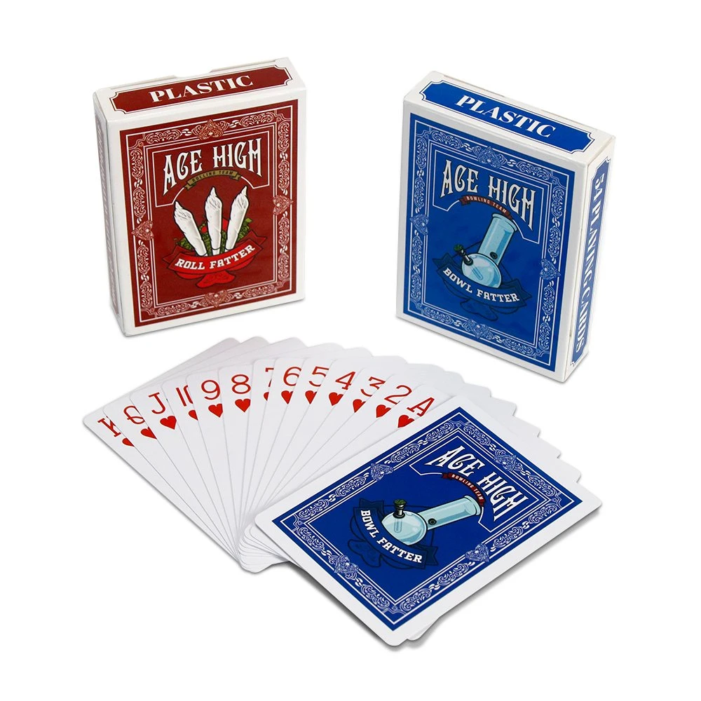 16 anos fábrica profissional volume impressão personalizada Playing Card Deck of Card, Adults Double Deck Run Custom Card Deck