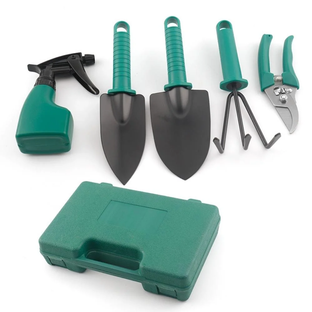 Multi-Functional 5 Pieces Gardening Hand Tools Set with Case Wyz20076