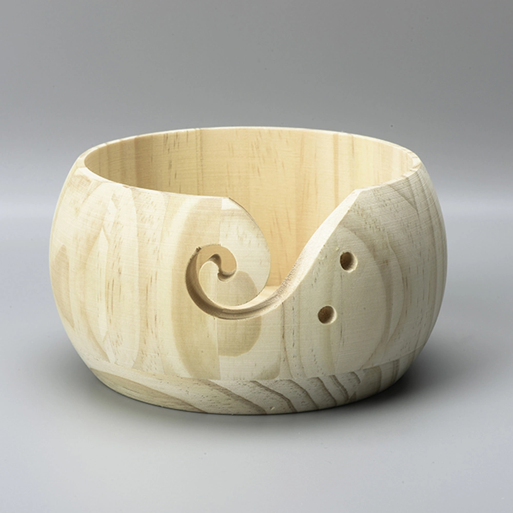 High quality/High cost performance  Wooden Wool Yarn Bowl & Handling Knitting Tool