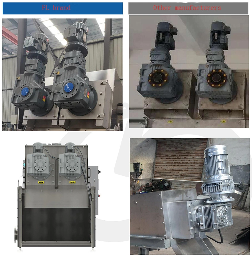 Screw Press Sludge Dewatering System for Slaughter Waste Water Treatment