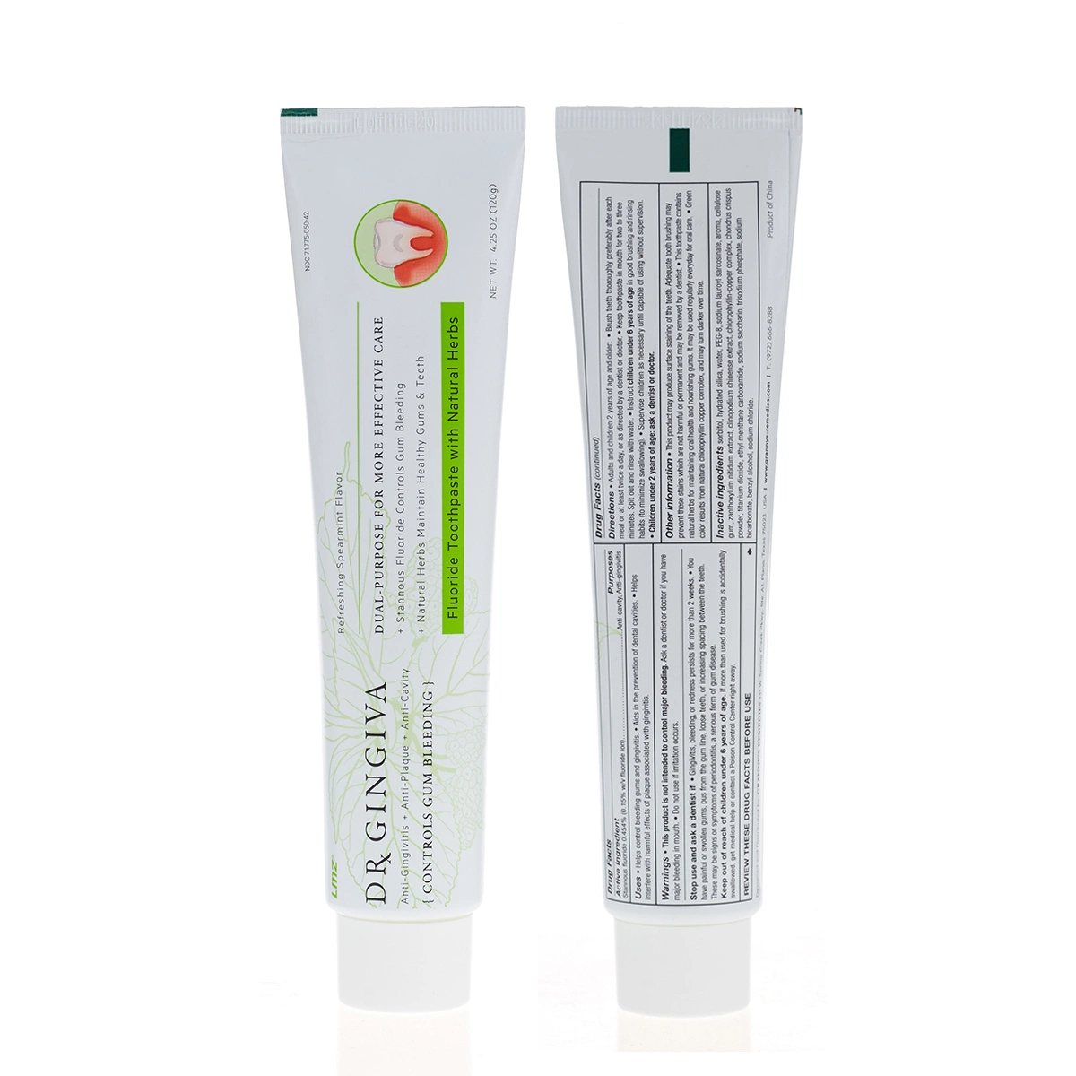 LMZ Anti-cavidad Anti-Sensitivity Factory Precio al por mayor planta Natural pasta de dientes