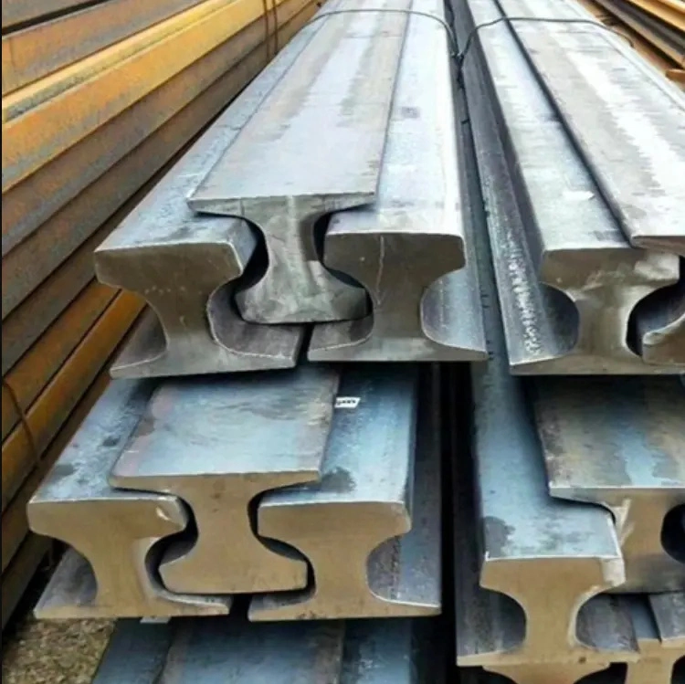 Hms1-2 Q235B 45#Mn R260 U71mn Material Grade Crane Rail Steel Qu70 Qu80 Qu100 Qu120 Railway Track