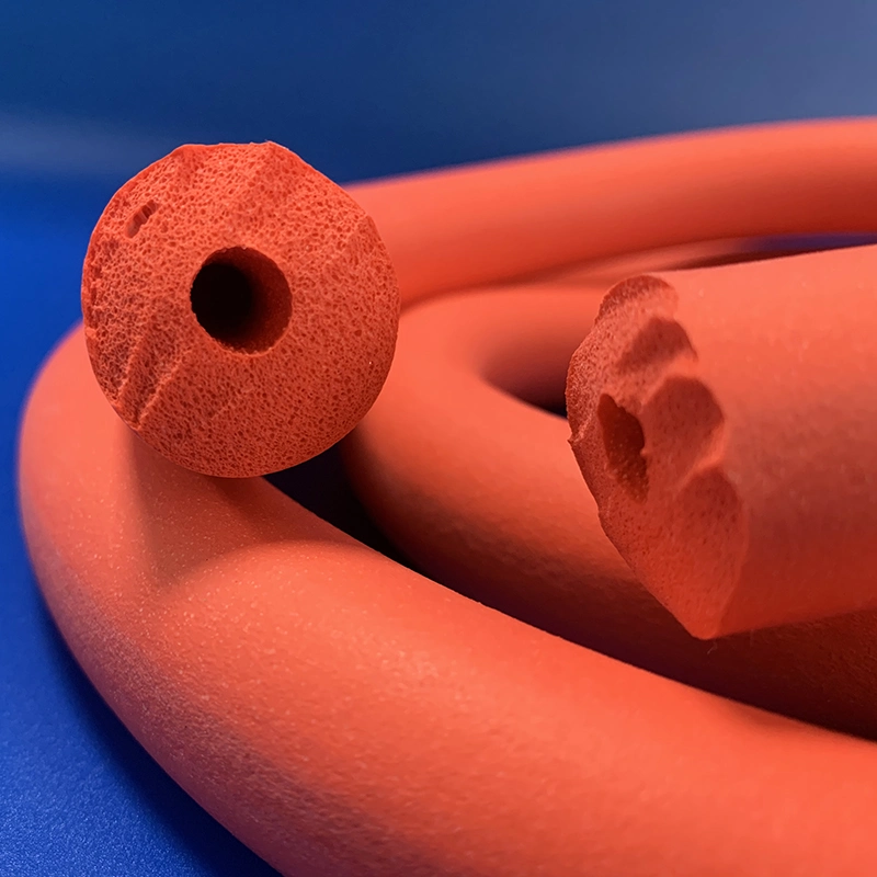 Closed Cell Sponge Tubes Foam Silicone Rubber Cord Tubing