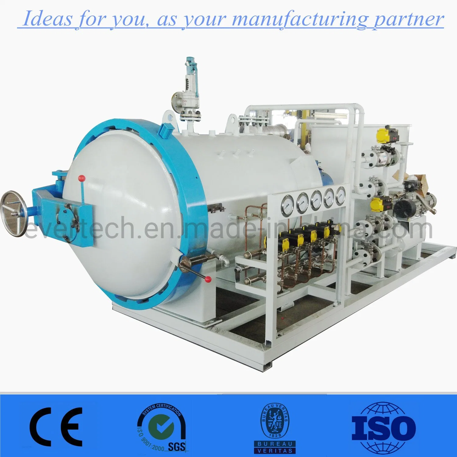 High Pressure Large Industrial Fully Automatic Composite Autoclave Oven for Physical Foam