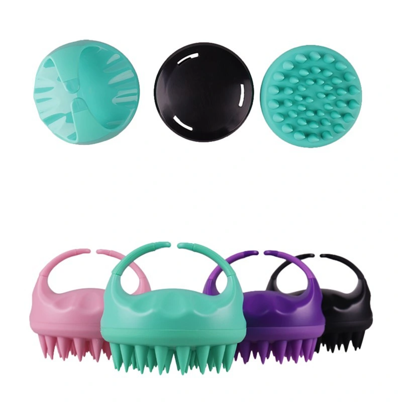 Scalp Scrub Hair Salon Clean Brush Silicone Shampoo Combs Massage Brush