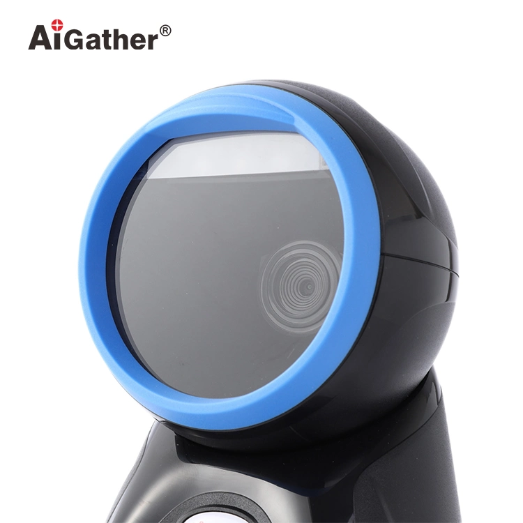 Anti-Fall Desktop 2D Qr Code Barcode Scanner with Global Shutter