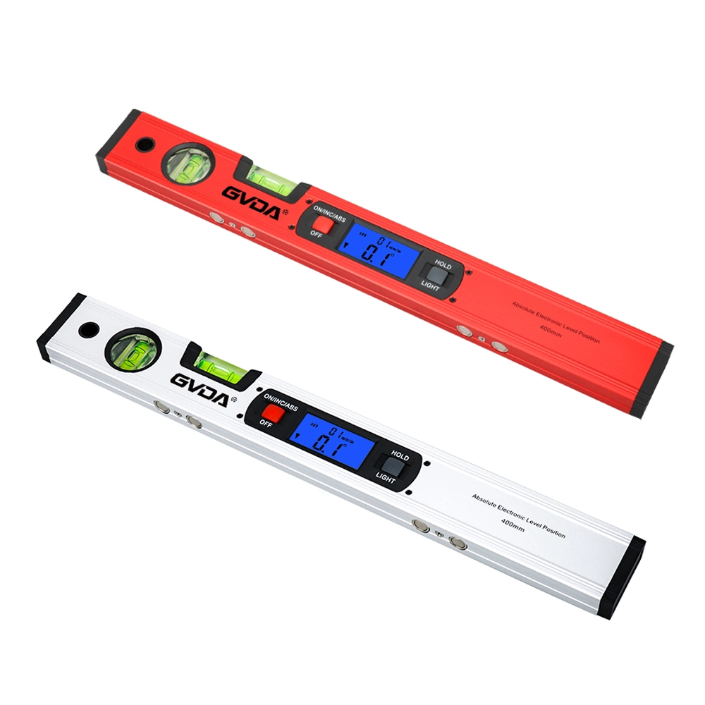 Professional Aluminium Magnetic Digital Electronic Level with Larger LCD Display and Backlights