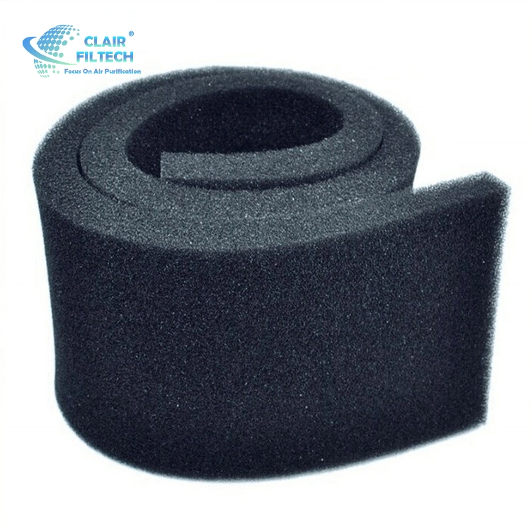 High quality/High cost performance Black Activated Carbon Filtration Foam Sponge Activated Antibacterial Anti-Aging Carbon Filter