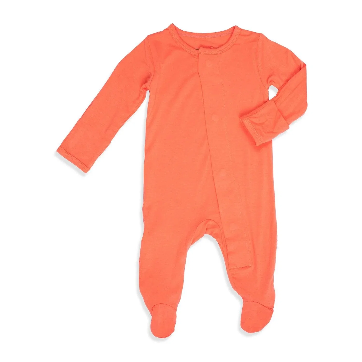 Eco Friendly Baby Romper Organic Bamboo Magnetic Closure Baby Bodysuit Infant Apparel