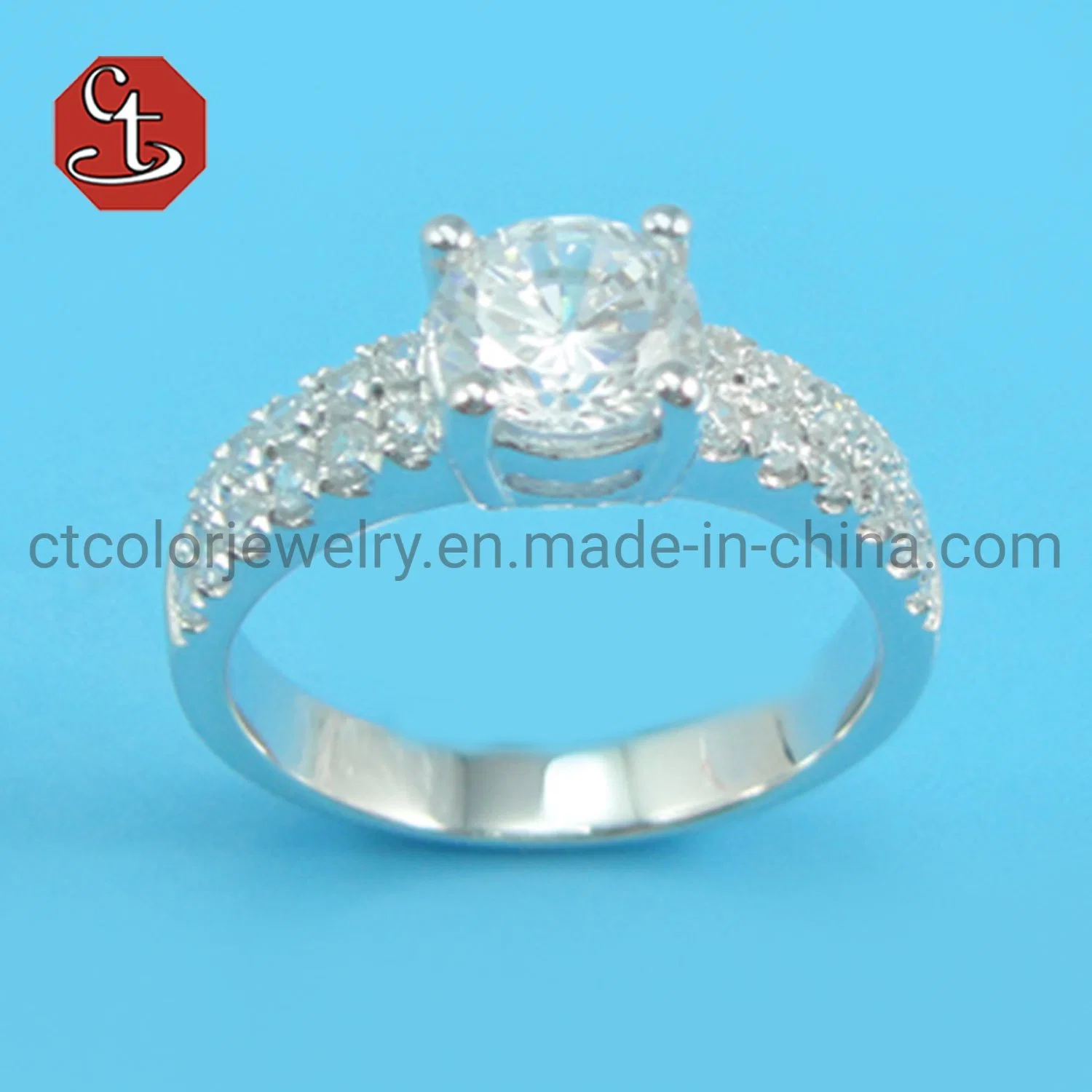 Simple Style Engagement&Wedding Oval Diamond Rings Jewelry For Women Gifts