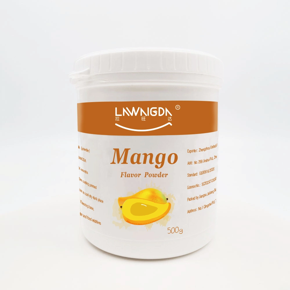 Halal Approved High Temperature Resistance Wholesale Price Retail Package Mango Flavour Powder