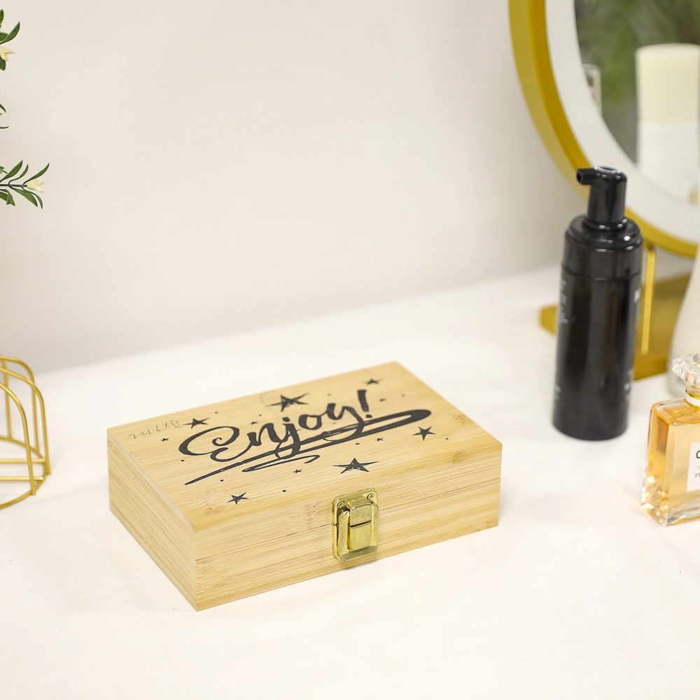 DIY Handwerk Home Storage Rechteck unfertigen Holz Geschenkbox