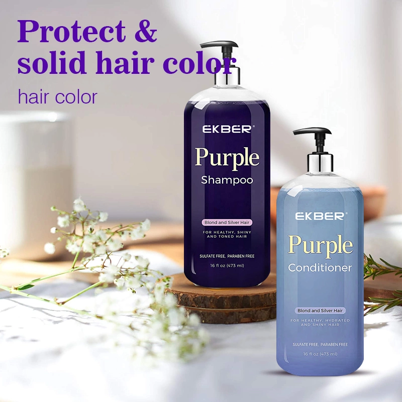 Purple Shampoo and Conditioner Anti Dandruff Products Hair Treatment Purple Grape Shampoo Hair Conditioner