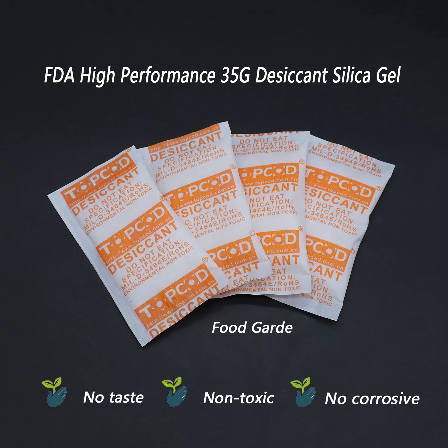 FDA Food Grade High Performance 35g Desiccant Silica Gel