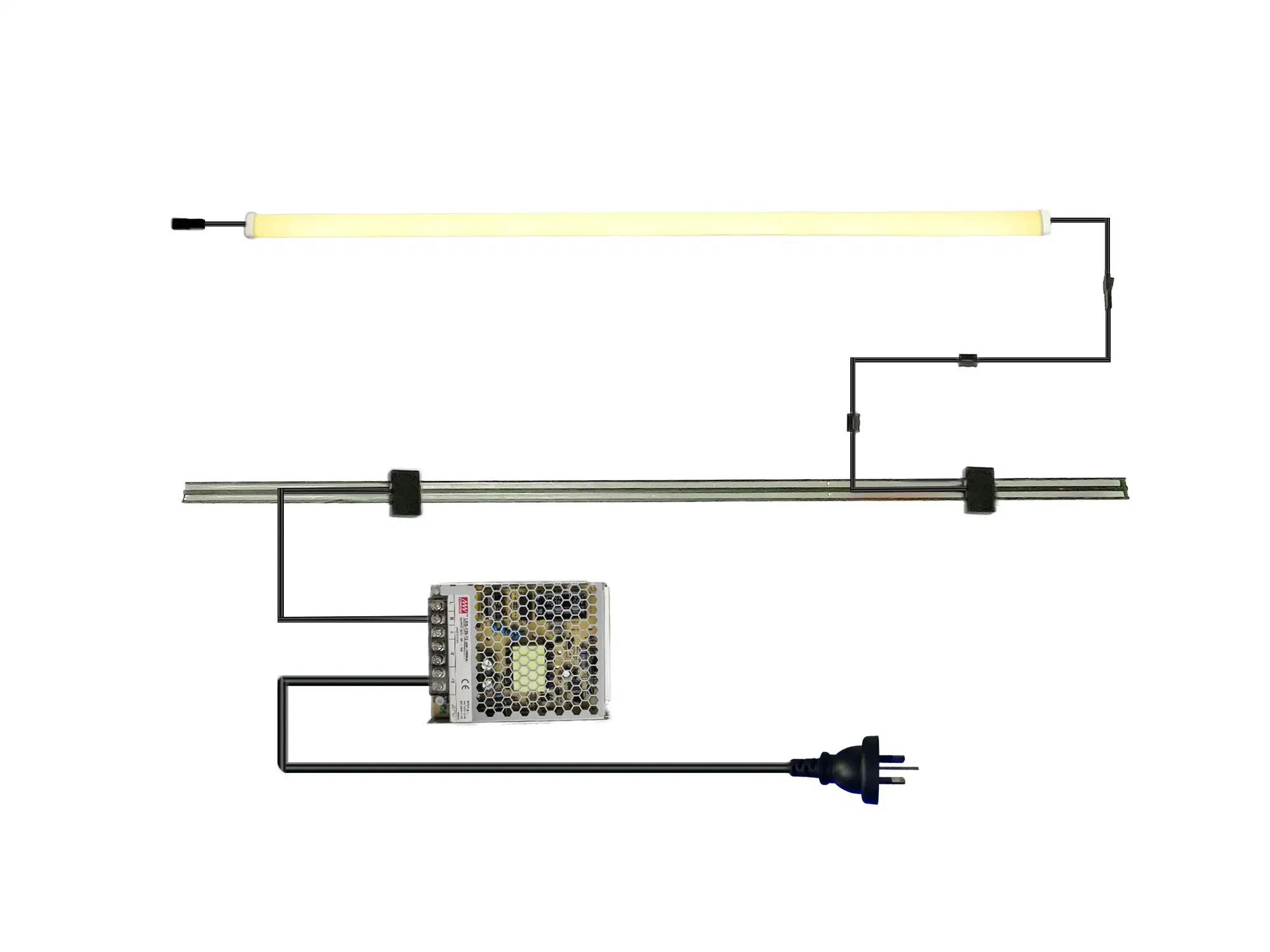 Rail de connecteur de mini-aimant Super Light Bar Magnetic Power Track