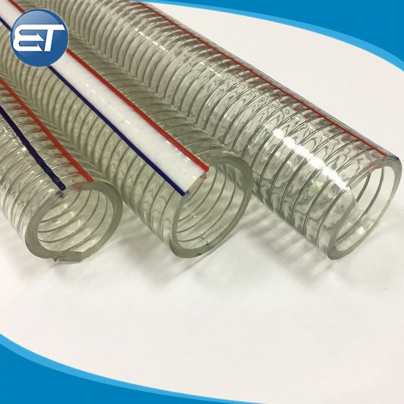 High Pressure Transparent PVC Fiber Braided & Steel Metal Reinforced Hose