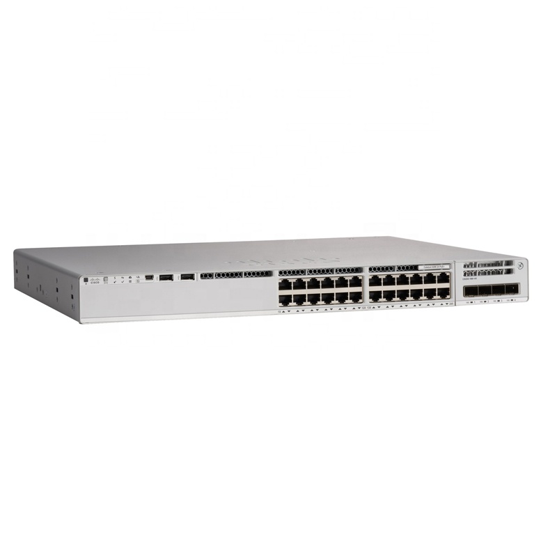 Original C9200L-24p-4G-E C9200 Series 24 Port Poe C9200L-24p-4G-E LAN Network Switch